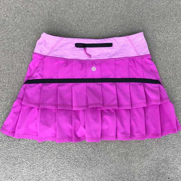 lululemon athletica Dresses & Skirts - Lululemon Pink Athletic Tennis Skort Skirt